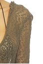 view 5 of 5 Knit Hooded Cutout Mini Dress in Green