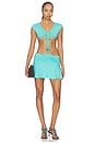 view 1 of 4 ROBE MINI WITH TWIST DETAIL in Light Blue