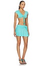 view 2 of 4 ROBE MINI WITH TWIST DETAIL in Light Blue