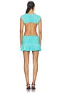 view 3 of 4 ROBE MINI WITH TWIST DETAIL in Light Blue