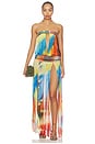view 1 of 4 ROBE JEWEL BAND DOUBLE SPLIT MAXI  in Multi