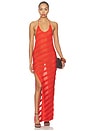 view 2 of 3 VESTIDO KNIT MAXI  in Coral