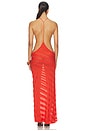 view 3 of 3 VESTIDO KNIT MAXI  in Coral