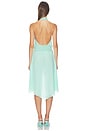view 3 of 4 Mirror Sequin Draped Dress in Blue
