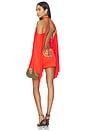 view 1 of 4 ROBE BEADED TROPICAL BATWING  in Orange