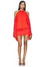 view 2 of 4 ROBE BEADED TROPICAL BATWING  in Orange