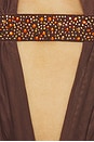 view 5 of 4 6am Cut Out Mini Dress in Cocoa
