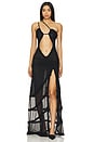view 1 of 3 Black Maxi Fatale Dress in Black
