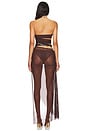 view 3 of 4 Draped Maxi Dress in Brown