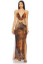 view 1 of 4 Vida Maxi Dress in Grunge Animal