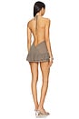 view 3 of 4 Layered Mini Dress in Grey