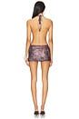 view 3 of 3 Halter Draped Dress in Multi