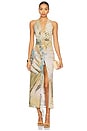 view 1 of 4 Cindy Plunge Maxi Dress in Green