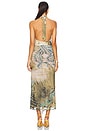 view 3 of 4 Cindy Plunge Maxi Dress in Green