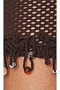 view 4 of 4 Magma Crochet Mini Dress in Brown