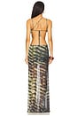 view 3 of 3 Strappy Maxi Dress With Trim in Multi