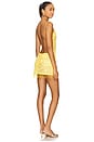 view 1 of 5 Beaded Mesh Mirage Dress in Yellow