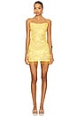 view 2 of 5 Beaded Mesh Mirage Dress in Yellow