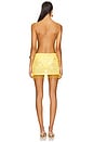 view 4 of 5 Beaded Mesh Mirage Dress in Yellow