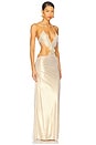 view 3 of 6 Vida Maxi Dress in Gold