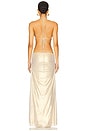 view 5 of 6 Vida Maxi Dress in Gold