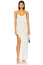 view 2 of 3 Knit Maxi Dress in White Noir