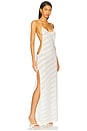 view 3 of 3 Knit Maxi Dress in White Noir