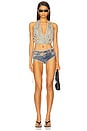 view 5 of 6 Micro Denim Hotshort in Denim