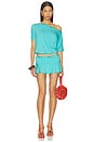 view 5 of 6 JUPE-SHORT STUD MINI  in Light Blue
