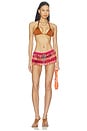 view 6 of 6 JUPE-SHORT BEADED FRINGE MINI  in Multi