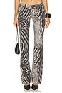 view 1 of 6 Cooper Bootcut Jeans in Zebra