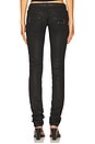 view 4 of 6 Coated Zip Skinny Jean in Black
