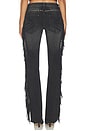 view 4 of 6 Fringe Bootcut Jean in Black Wash