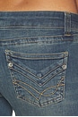 view 7 of 6 Eden Low Rise Stretch Bootcut Jeans in Dark Wash