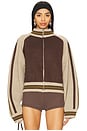 view 2 of 5 Knitted Bomber in Brown