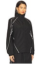 view 2 of 4 Micro Fibre Track Jacket in Black