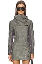 view 1 of 5 CHAQUETA FUNNEL NECK in Grey