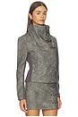 view 2 of 5 CHAQUETA FUNNEL NECK in Grey