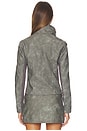 view 4 of 5 CHAQUETA FUNNEL NECK in Grey