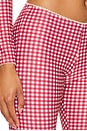 view 6 of 6 PANTALONES CAPRI BEACH in Red Gingham