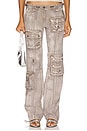 view 1 of 6 Washed Cargo Pant in Grey