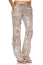 view 2 of 6 Washed Cargo Pant in Grey