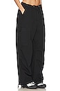 view 3 of 5 Parachute Cargo Pants in Black