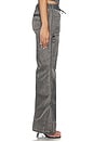 view 5 of 8 Satin Cargo Pant in Grey
