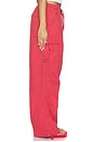 view 4 of 7 PANTALON PARACHUTE  in Red
