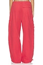 view 5 of 7 PANTALON PARACHUTE  in Red