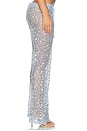 view 4 of 6 PANTALON EMBELLISHED LACE  in Blue