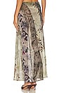 view 3 of 4 Panelled Print Maxi Skirt in Mult
