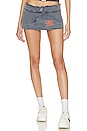 view 1 of 4 Cruz Extreme Micro Mini Skort in Denim Blue