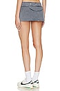view 3 of 4 Cruz Extreme Micro Mini Skort in Denim Blue